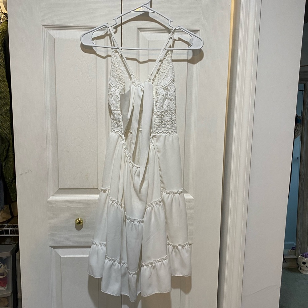 White Sun Dress - Picture 3 of 4